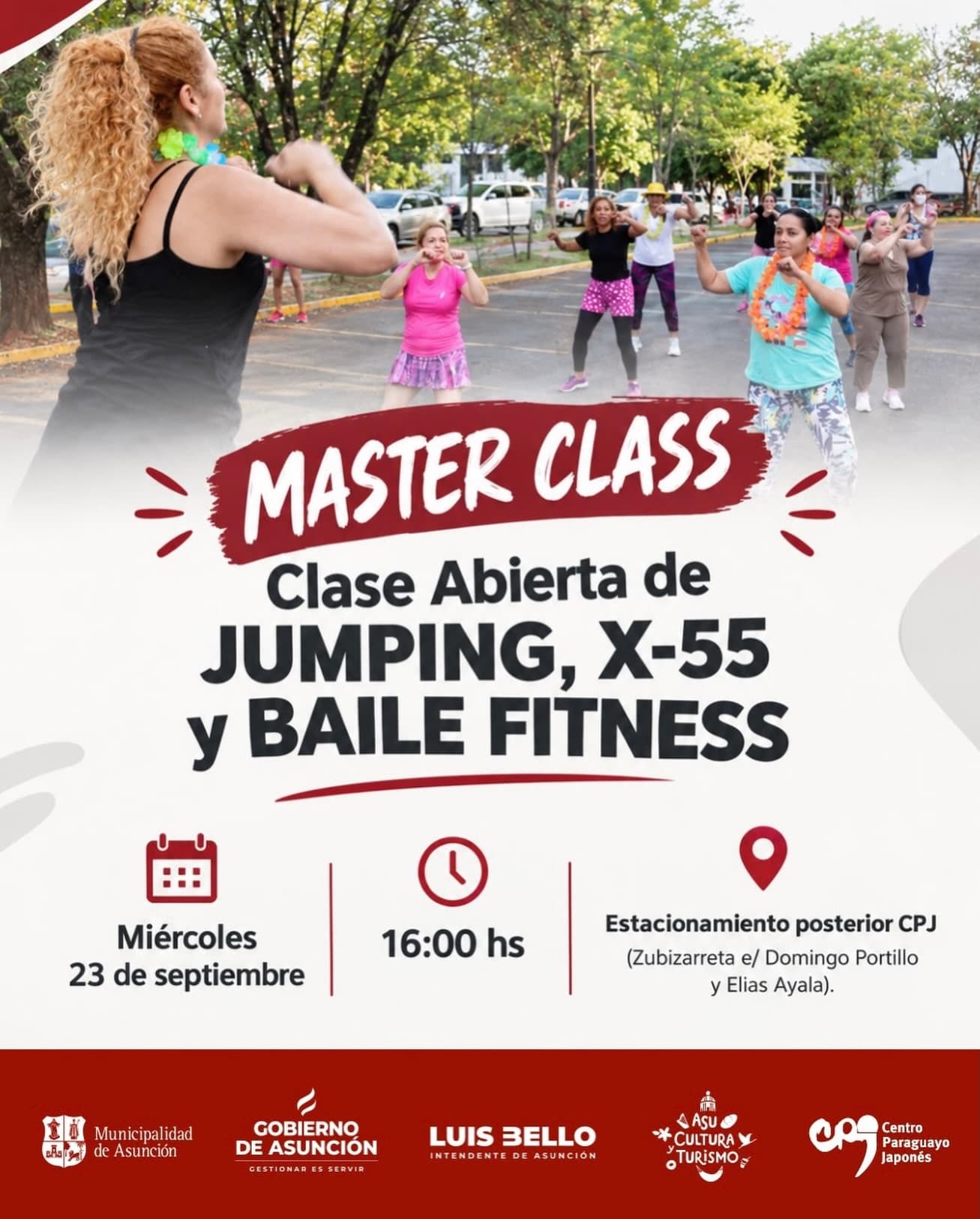 Imagen de Master Class – Clase Abierta de Jumping, X-55 y Baile Fitness
