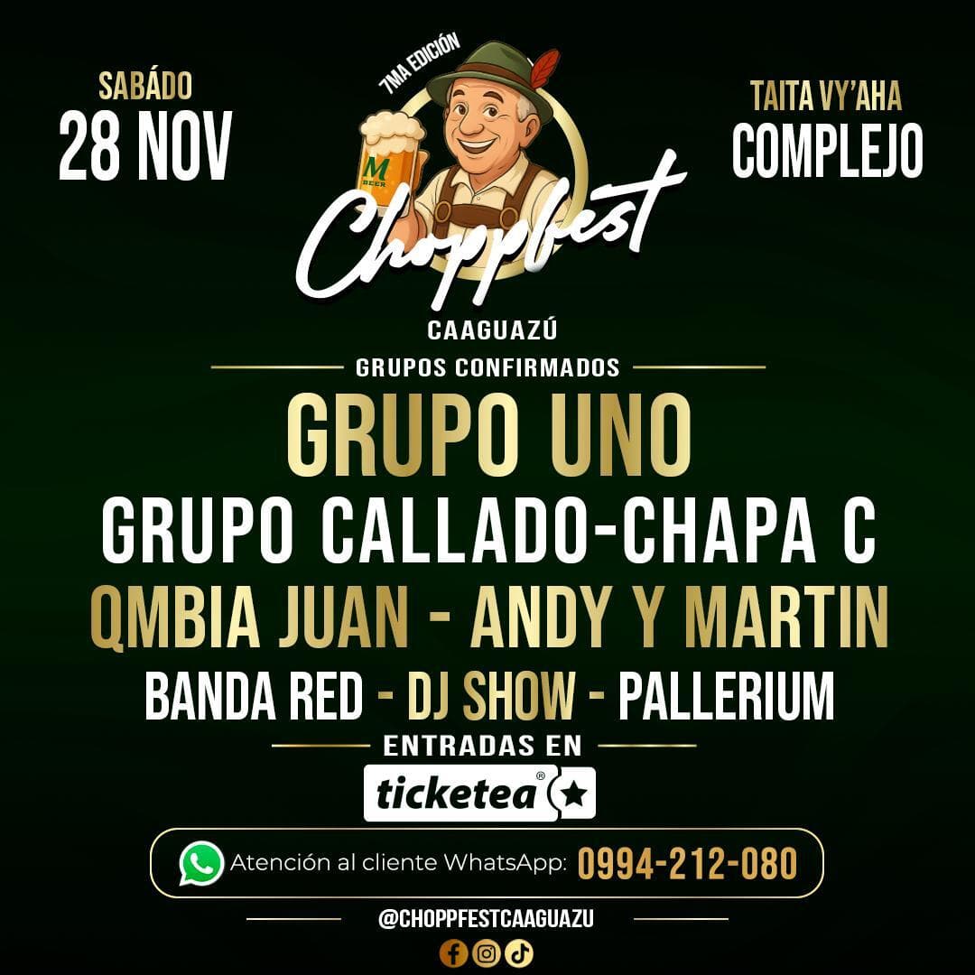 Imagen de CHOPPFEST CAAGUAZU 7MA EDICIÓN 2026