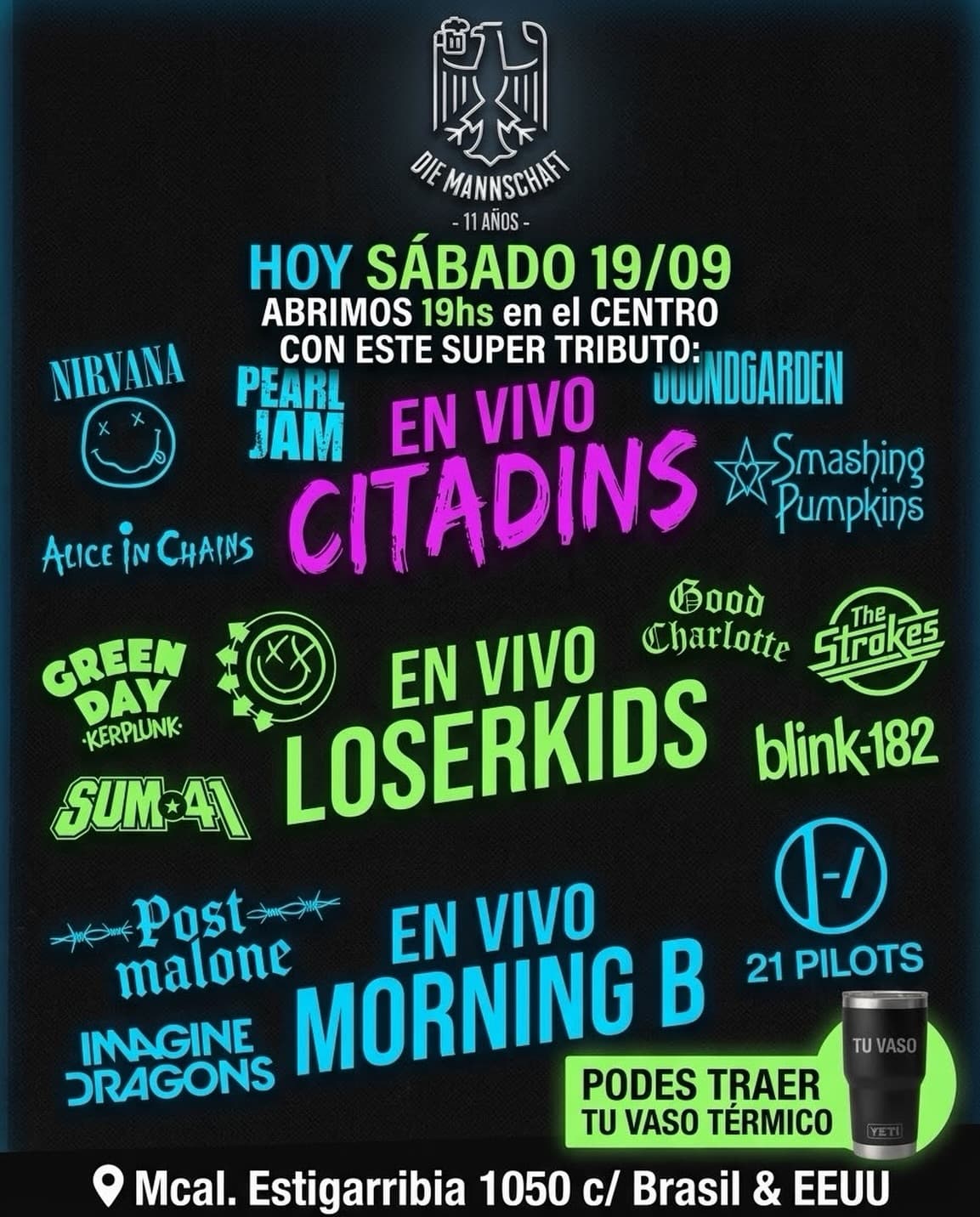 Imagen de Tributo al Rock/Pop 90s / 00s & 10s