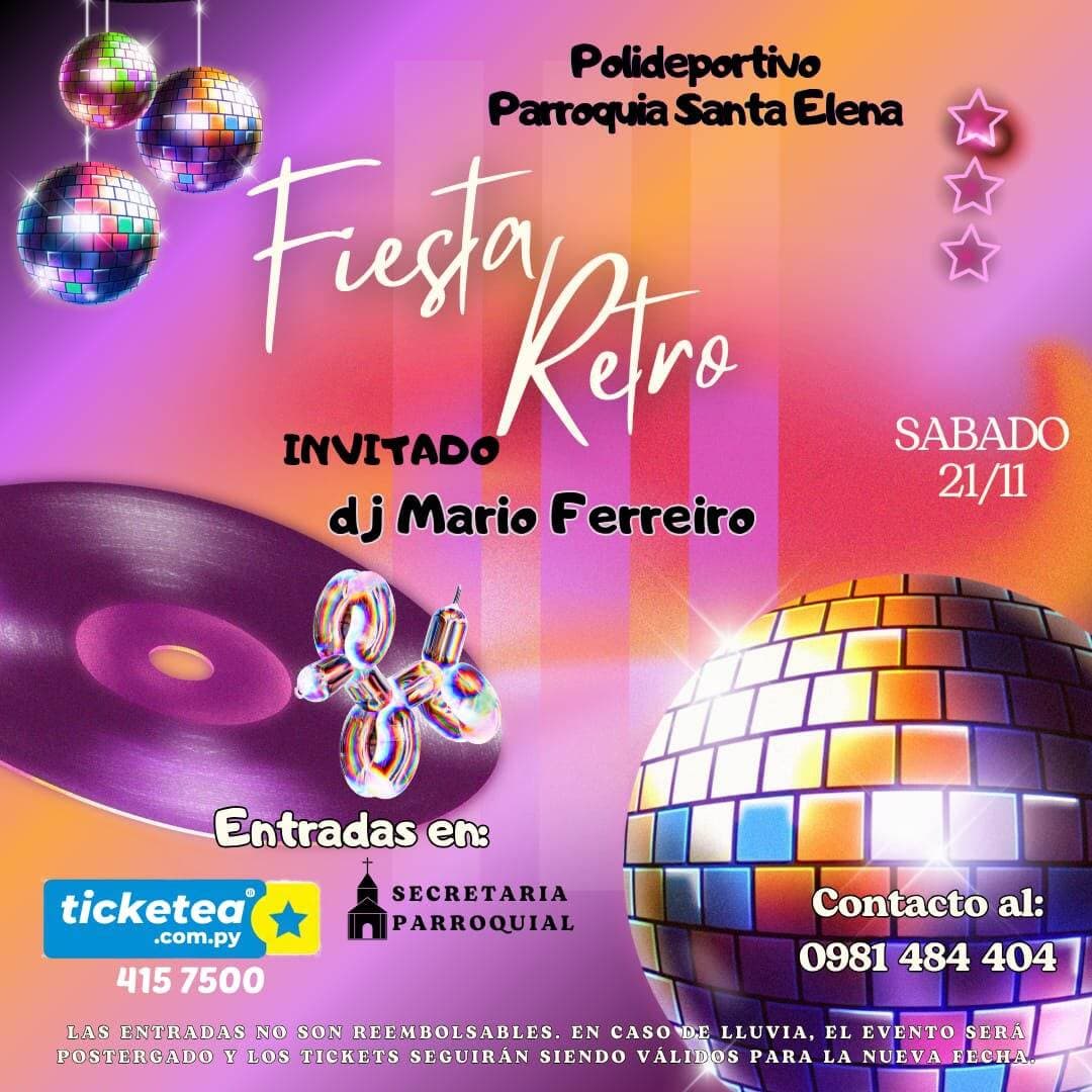 Imagen de FIESTA RETRO PROTEMPLO